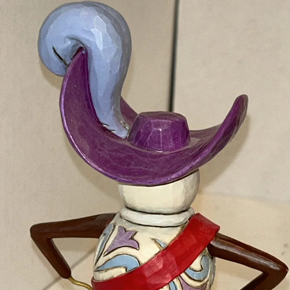 Jim Shore Disney Traditions Snowman - Peter‎ Pan Capt. Hook 4051971 DAMAGE